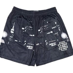 Eric Emanuel EE Black Skyline Shorts | Size Large | Discounted Shipping!!!